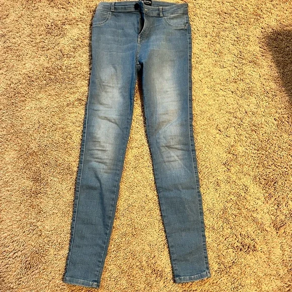 FITJEANS Blue Skinny Jeans High-Waisted Stretch - Picture 2 of 10